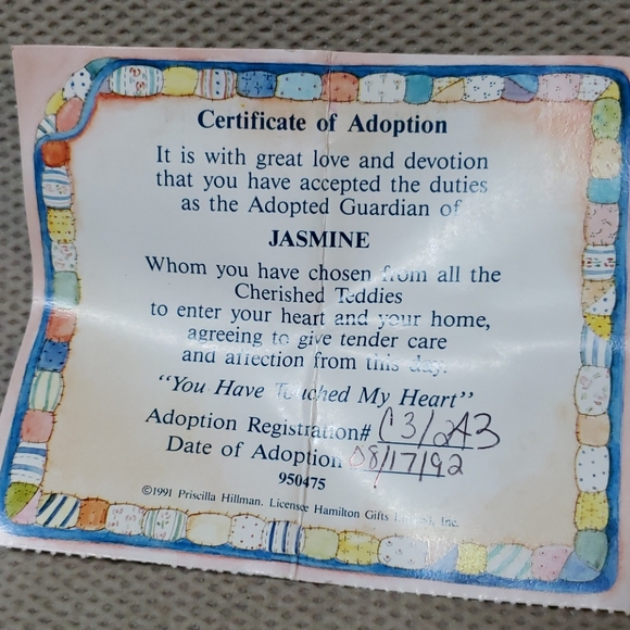 Cherished Teddies, Jazmine - Picture 4 of 7